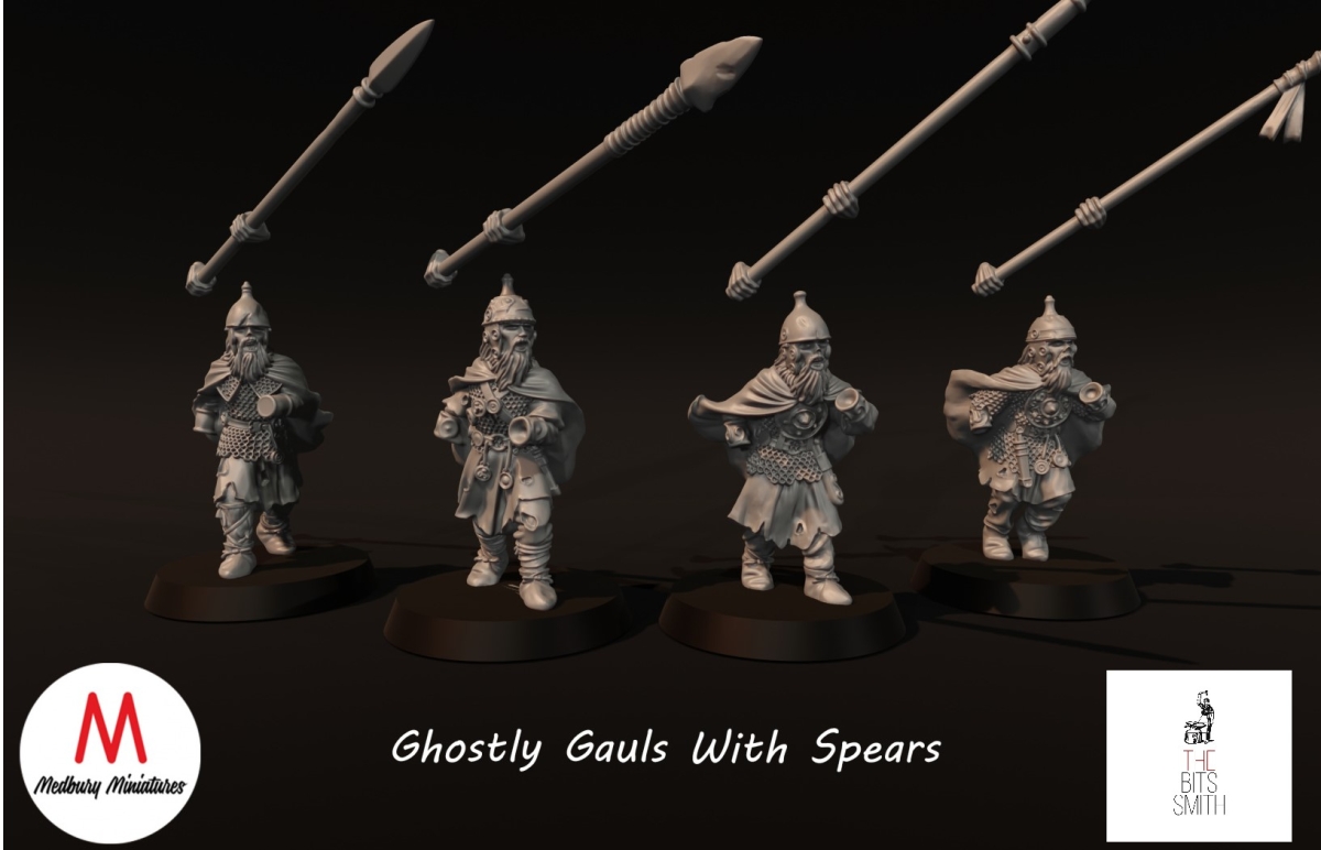 Ghostly Gauls mit Speeren